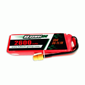 HDPOWER 2600mAh 35C 3S 11.1V липо батерия