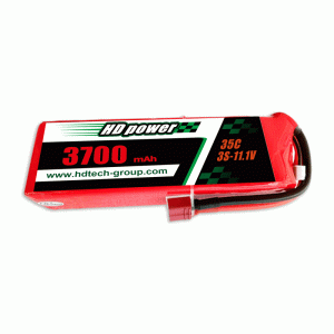 HD POWER 3700mAh 35C 3S 11.1V липо батерия