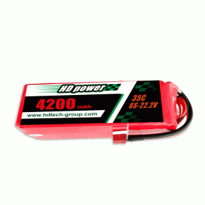 HD POWER 4200mAh 35C 6S 22.2V липо батерия