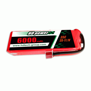 HD POWER 6000mAh 35C 3S 11.1V липо батерия