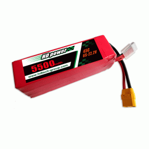 HD POWER 5500mAA 45C 6S 22.2V липоматична батерия