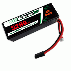 HD 5200mAh 100C 3S 11.1V RC батерия за автомобил с твърд калъф
